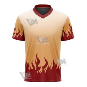 Demon Slayer Kyojuro Rengoku Football Jersey