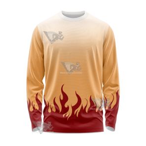 Demon Slayer Kyojuro Rengoku Long Sleeve Shirt