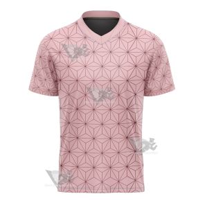 Demon Slayer Nezuko Pink Football Jersey