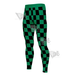 Demon Slayer Tanjiro Kamado Mens Compression Legging