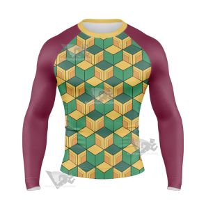 Demon Slayer Tomioka Long Sleeve Compression Shirt