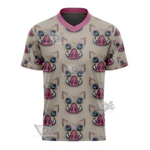 Demon Slayer Wildschwein Head Football Jersey