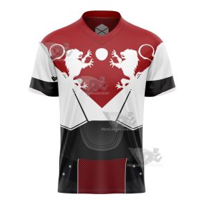 Destiny 2 Titan Cosplay Zip Up Hoodie Football Jersey