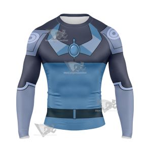 Di Gata Melosa Blue Cosplay Long Sleeve Compression Shirt