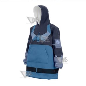 Di Gata Melosa Blue Cosplay Snug Oversized Blanket Hoodie