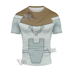 Di Gata Rion Grey Cosplay Short Sleeve Compression Shirt