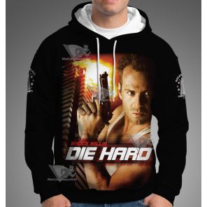 Die Hard 1988 Black Hoodie