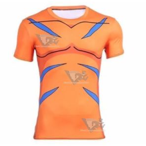 Digimon Greymon Short Sleeve Compression Rash Guard