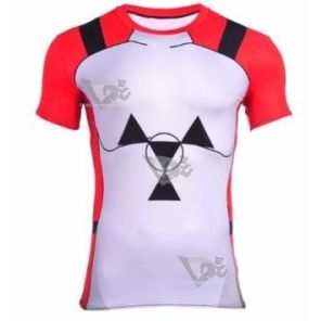 Digimon Guilmon Short Sleeve Compression Rash Guard