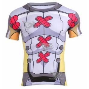 Digimon Wargreymon Short Sleeve Compression Rash Guard