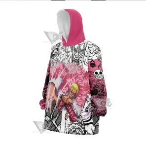 Donquixote Doflamingo One Piece Snug Oversized Blanket Hoodie