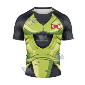 Dragon Ball Android 16 Short Sleeve Compression Shirt