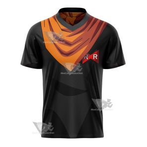 Dragon Ball Android 17 Football Jersey