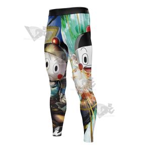 Dragon Ball Chiaotzu Green Mens Compression Legging