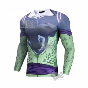 Dragon Ball Compression Long Sleeves Cell Perfect Shape Shirt