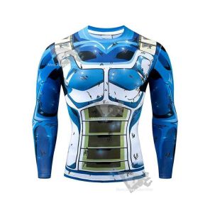 Dragon Ball Compression Long Sleeves Saiyan Improved Shirt