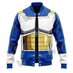 Dragon Ball Fighterz Vegeta Varsity Jacket