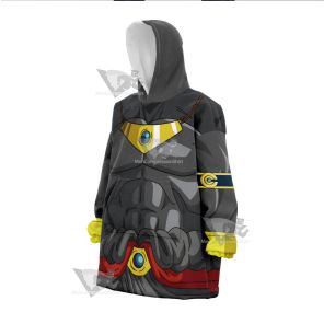 Dragon Ball Fusions Karoly Black Snug Oversized Blanket Hoodie