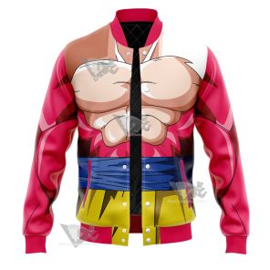 Dragon Ball Goku Super Saiyan 4 Varsity Jacket