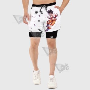 Dragon Ball Goku Ultra Instinct Men Compression Gym Short