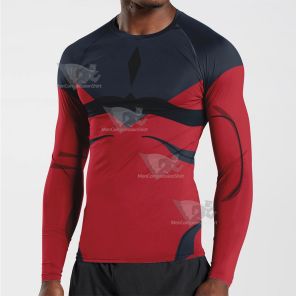 Dragon Ball Jiren Red Long Sleeve Compression Shirt