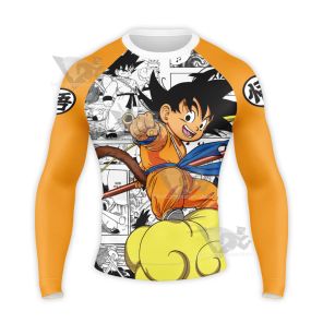 Dragon Ball Little Goku Strongest Long Sleeve Compression Shirt