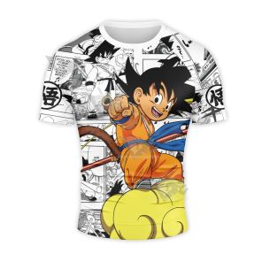 Dragon Ball Little Goku Strongest Short Sleeve Compression Shirt