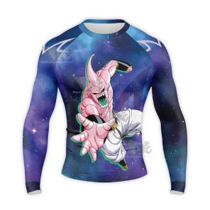 Dragon Ball Majin Buu Galaxy Long Sleeve Compression Shirt