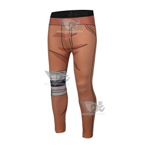 Dragon Ball Man Brown Compression Leggings