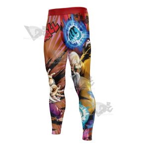 Dragon Ball Muten Roushi Red Mens Compression Legging