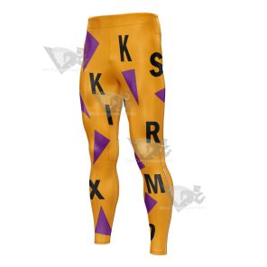 Dragon Ball Muten Roushi Yellwo Mens Compression Legging