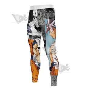 Dragon Ball Super Awesome Super Saiyan 2 White Men Compression Legging