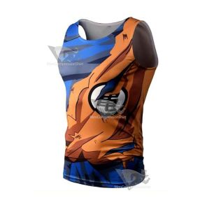 Dragon Ball Tank Tops Goku Combat