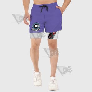 Dragon Ball Trunks Purple Men Compression Gym Short