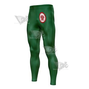 Dragon Ball Yamcha Green Mens Compression Legging