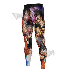 Dragon Ball Yamcha White Mens Compression Legging