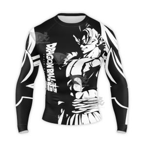 Dragon Ball Z Goku Cool Black Long Sleeve Compression Shirt