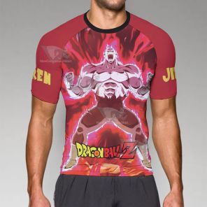 Dragon Ball Z Jiren Red Short Sleeve Compression Shirt