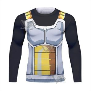 Dragon Ball Z Onyx Vegeta Long Sleeve Elite Rashguard