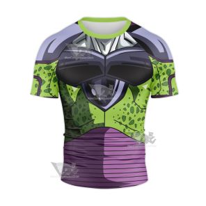 Dragon Ball Z Perfect Cell Short Sleeve Compression Shirt