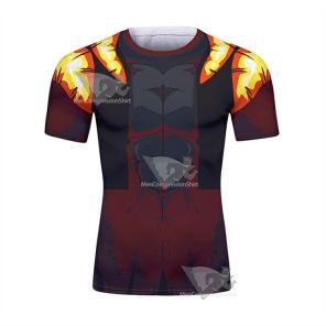 Dragon Ball Z Super Saiyan 4 Onyx Gogeta Short Sleeve Elite Rashguard