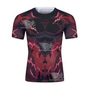 Dragon Ball Z Super Saiyan 4 Onyx Vegeta Short Sleeve Elite Rashguard