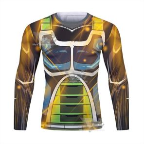 Dragon Ball Z Super Saiyan Onyx Bardock Long Sleeve Elite Rashguard