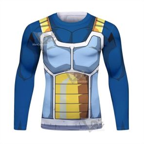 Dragon Ball Z Vegeta 2018 Long Sleeve Elite Rashguard