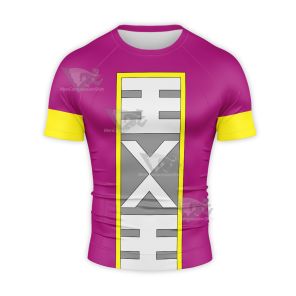 Dragon Ball Zeno Purple Short Sleeve Compression Shirt