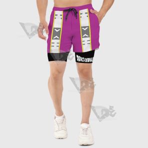 Dragon Ball Zenou Purple Men Compression Gym Short