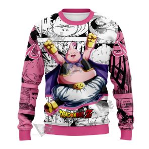 Fat Majin Buu Dragon Ball Pink Sweatshirt