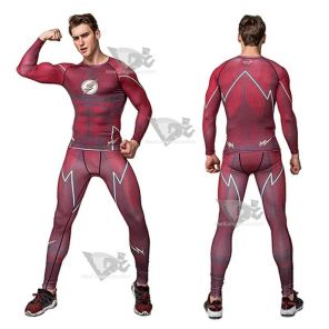 Flash men Compression Shirt Set