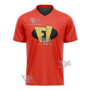 Freakazoid Red Cosplay Football Jersey