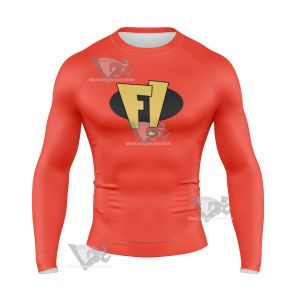 Freakazoid Red Cosplay Long Sleeve Compression Shirt